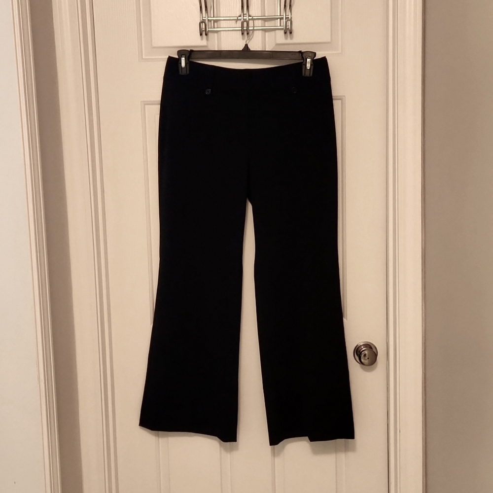Black Vintage White House Black Market Pants 2000s. Gently Worn Size 8S Wide Leg